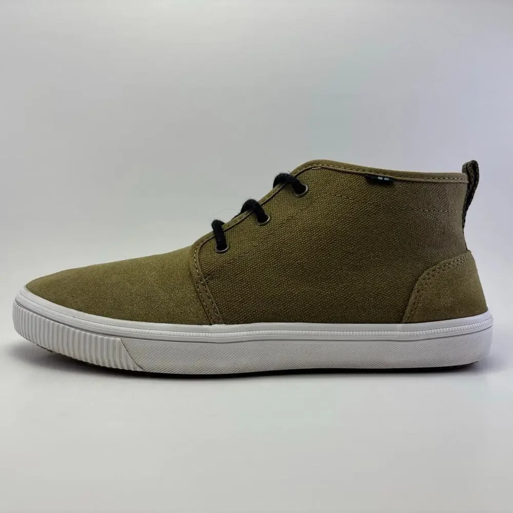 TOMS “Carlo” Mid Terrain Leather Clover Men’s Shoes Size 8.5